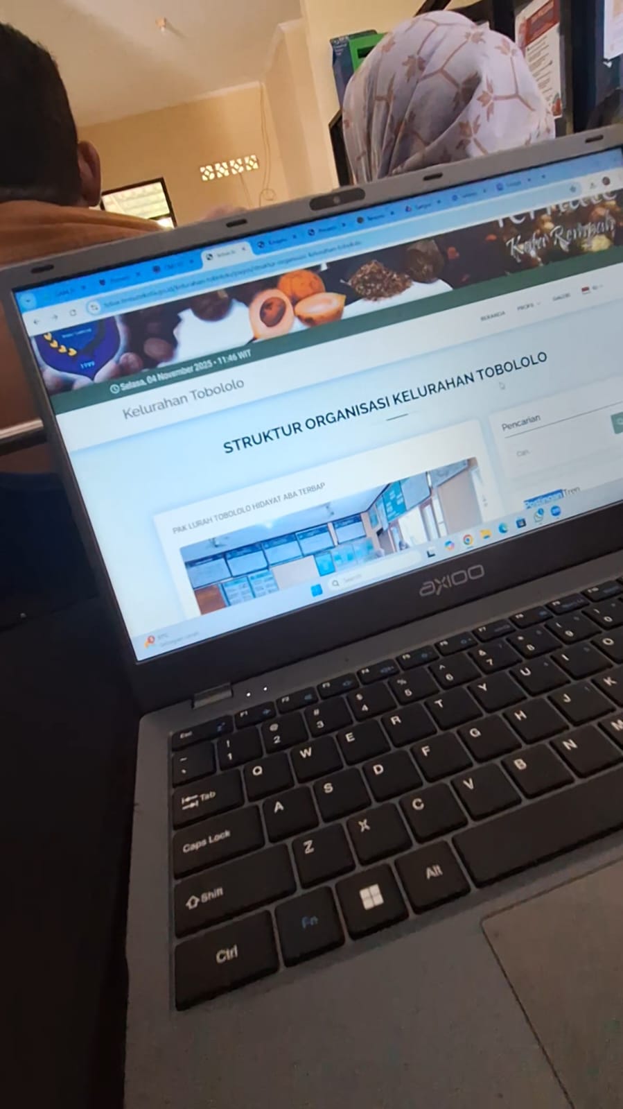 BIMTEK PENGELOLAAN WEBSITE KECAMATAN TERNATE BARAT DAN KELURAHAN TERNATE BARAT BERBASIS ELEKTRONIK (SPBE)